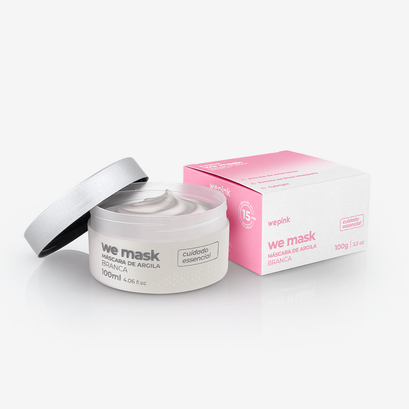 We Mask - Máscara de Argila Branca 100g