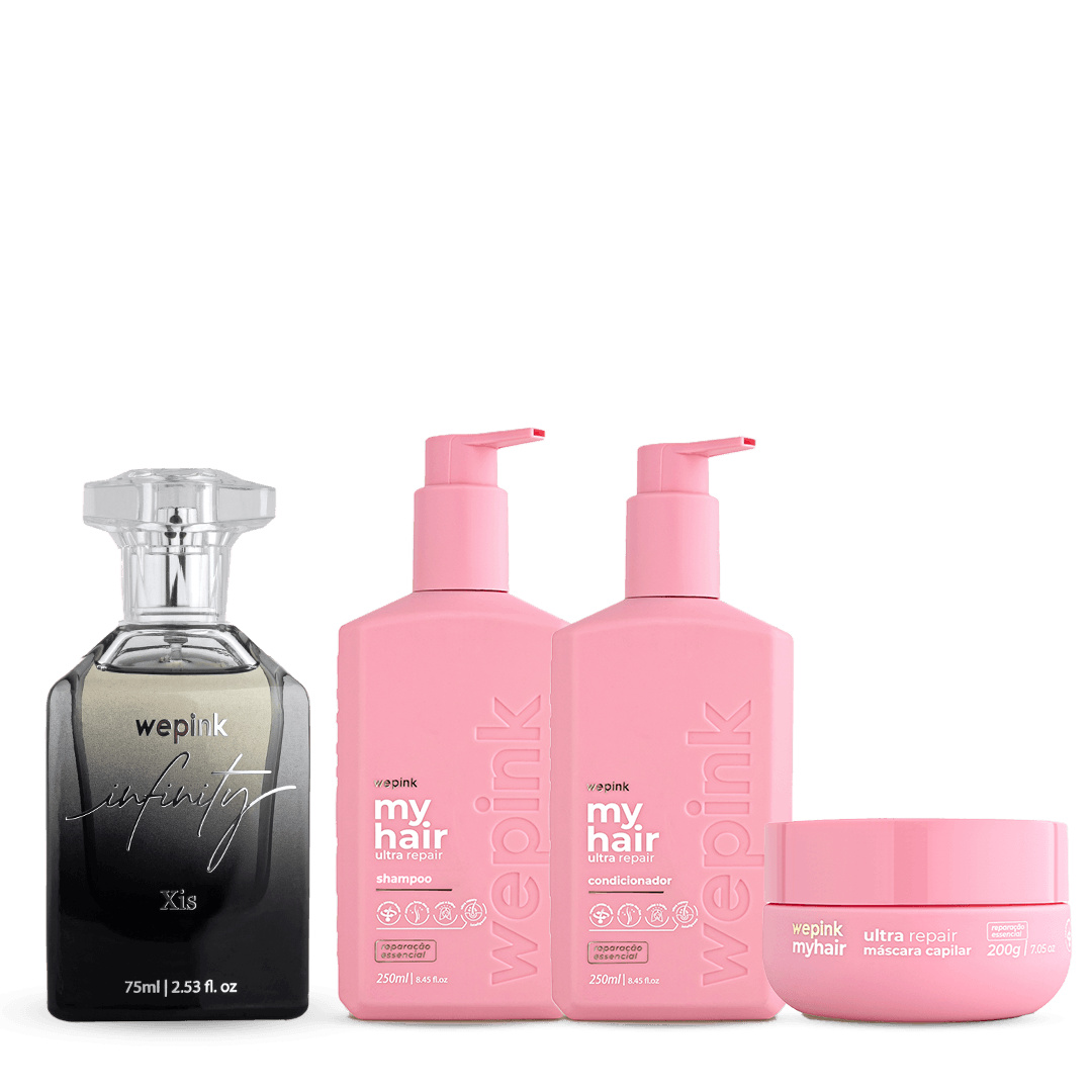 Kit Shampoo + Condicionador + Máscara + Infinity Xis